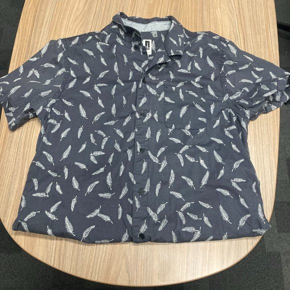 Men's Howe No65 Button Down Short Sleeve Casual Vintage Shirt XL - Picture 1 of 5